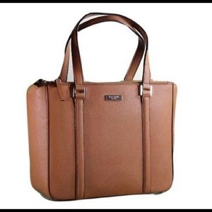 Kate Spade Brown Cadene Newbury Lane Tote Bag